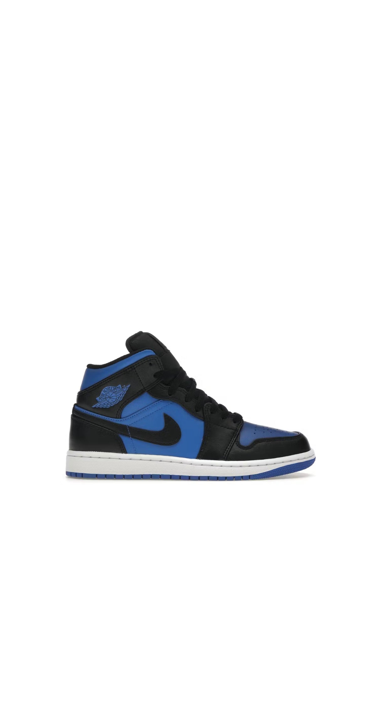 JORDAN 1 BLACK ROYAL BLUE